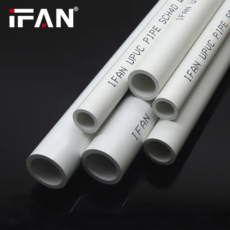 Ifan ท่อจ่ายน้ำพลาสติก PVC 1/2 3 4นิ้ว110มม. ท่อประปา SCH40ท่อ upvc