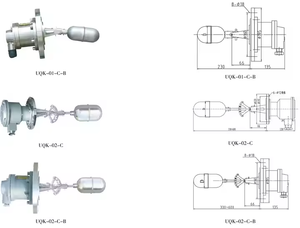 Sensor de tanque de interruptor de controlador de nivel de flotador marino a prueba de exprueba de alta calidad 02-C 03-C con autocomprobación