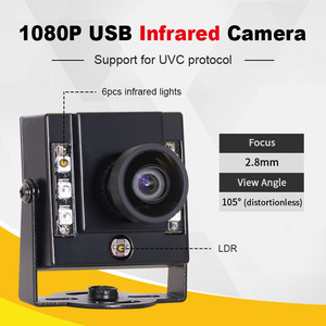 14209 3306 1080P AR0234 2,8mm 105 grados sin distorsión HD infrarrojo IR940 USB Global Shutter 120fps Mini Cámara Sensor de imagen - Product Image 2