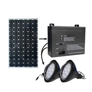 批发价便携式5W 10W 15w小型太阳能led灯套件，带灯泡迷你太阳能发电系统，带调频收音机 - Product Image 6