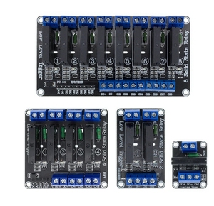 5 V 1 2 4 8 Kanal SSR G3MB-202P Festkörper-Relee-Modul 240 V 2 A Ausgang mit Resistiver Sicherung Diy Kit für ARDUINO