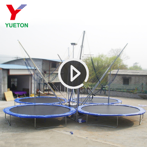 Carnival gamebungee nhảy Trampoline thương mại Trampoline 4 trong 1 <span class=keywords><strong>Bungee</strong></span> Trampoline trẻ em sân chơi nhà sản xuất để bán - Product Image 4