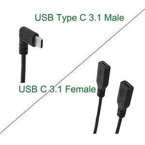Multifunction <strong>USB</strong> 2 in 1 <strong>Type</strong> <strong>3.1</strong> <strong>C</strong> Male Angled to 2 X <strong>Type</strong>-<strong>C</strong> Female Cord Data Charging <strong>Adapter</strong> Y Splitter Cable - Product Image 5