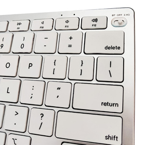 Teclado inalámbrico Bluetooth portátil con diseño personalizado OEM de EE. UU. Para Apple Ipad Android Tablet para oficina para estudio