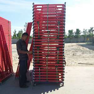 Passerelle in ferro in stile industriale con chiusura a molla per ponteggi in acciaio per applicazioni in calcestruzzo per Hotel - Product Image 6