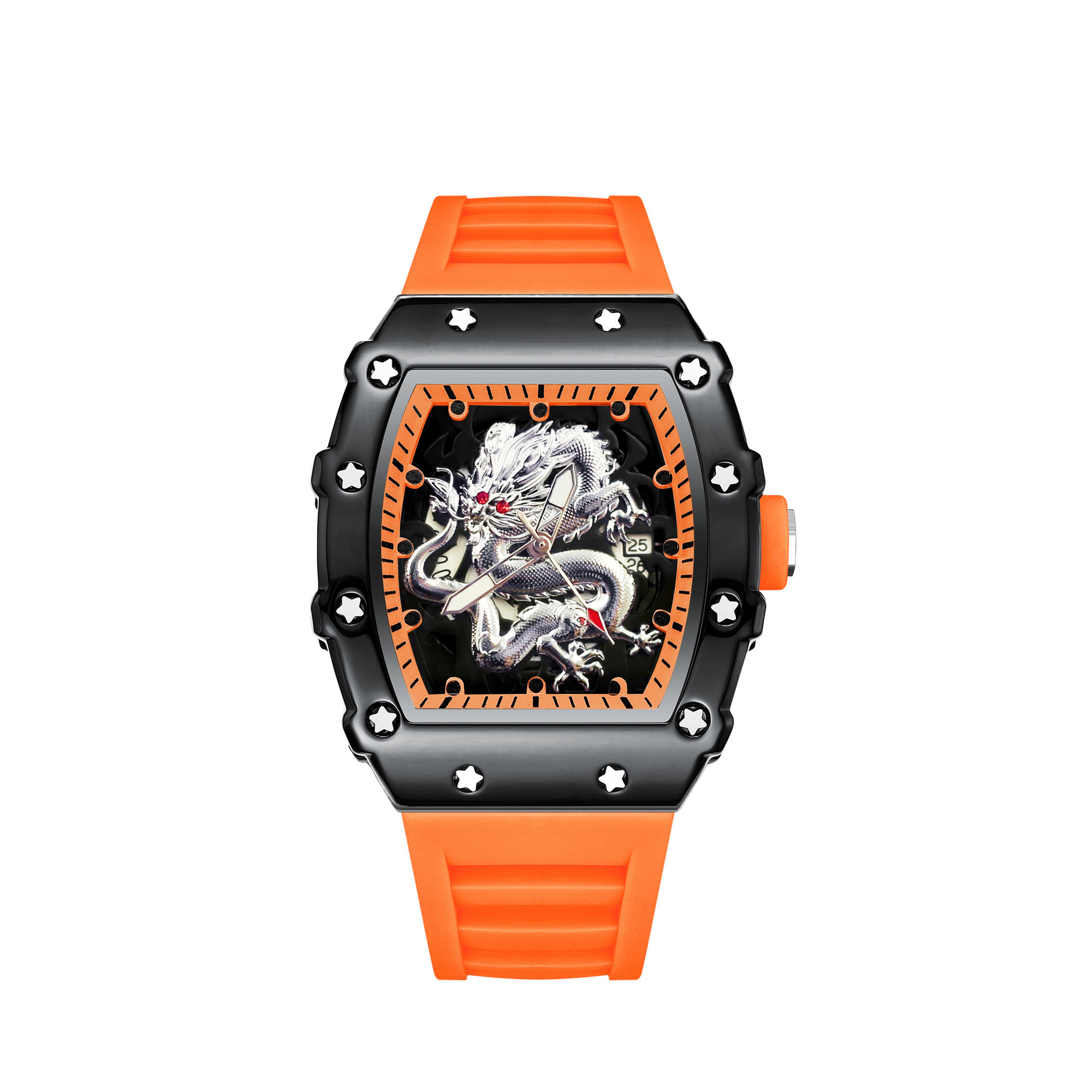 Black and orange