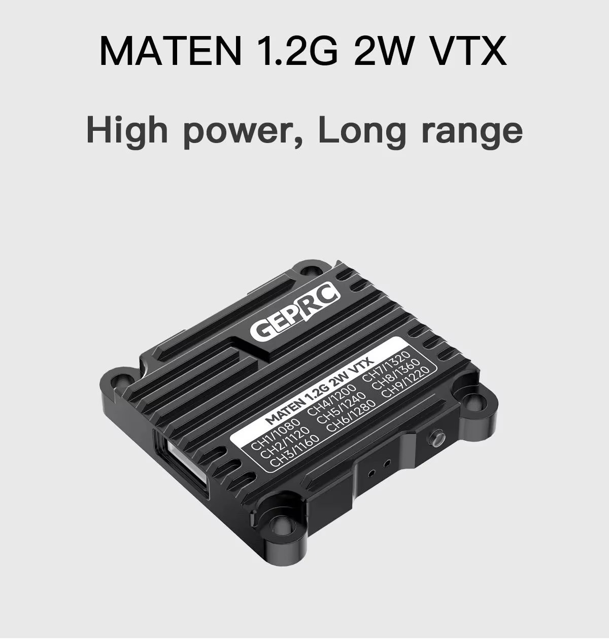 VTX GEPRC MATEN 1.2G 2W noir