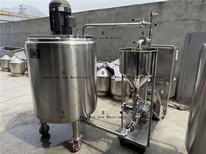 化学加工用4KW不锈钢TRL3三级管道高剪切混合机均质机50L料斗乳化泵 - Product Image 6