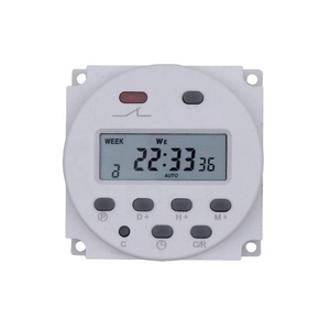 Programmabile 12V DC digitale Timer interruttore 16A LCD con 17 volte programmi settimanali giornalieri - Product Image 1