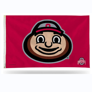 <strong>Ohio</strong> State Custom Size 3x5 Foot Polyester Pennant Flag Red <strong>Ohio</strong> State Flags with Black Background - Product Image 6