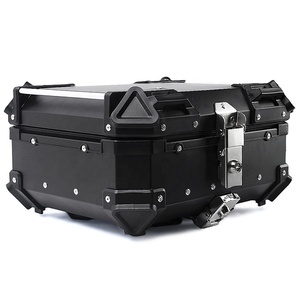 Yüksek kaliteli büyük kapasiteli 65L üst kutu için motosiklet alüminyum kuyruk kutusu motosiklet gövde motosiklet kuyruk kutuları - Product Image 1