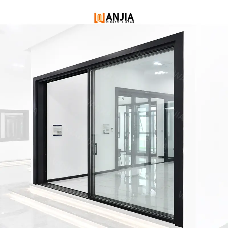 Rotura térmica para puertas correderas de Patio, elevador de aluminio para exteriores, puertas correderas de vidrio