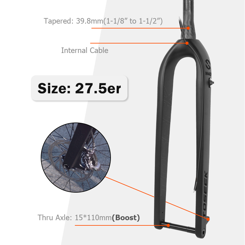 Black Internal cable-27.5inch-Axle15*110boost