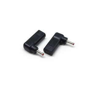 USB 3.0タイプCから5.5X2.5 5.5X2.1 4.8X1.7 4.0X1.7 3.5X1.35 3.5X1.1オスDC電源プラグ90度角度<span class=keywords><strong>L</strong></span>字型DCコンバータ