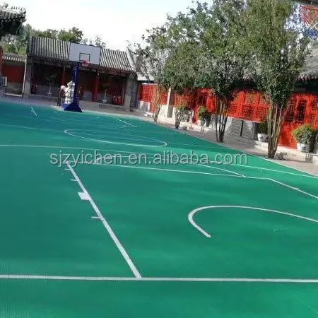 badminton court/basketball court colorful PP interlocking tiles chennai