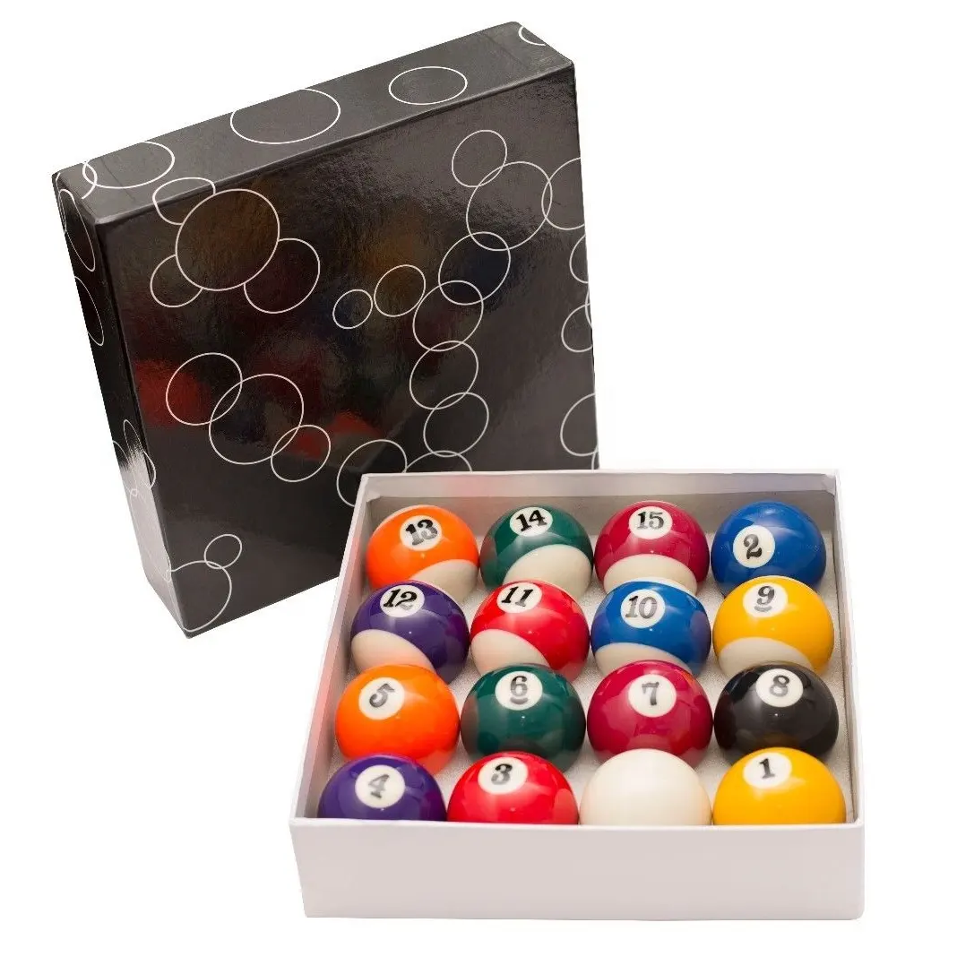 Juego de bolas de billar americano, 2-1/16 pulgadas, venta al por mayor de fábrica