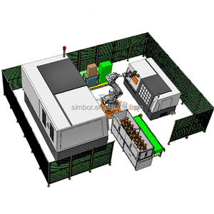 CNC-Drehmaschine Schneid biege maschinen teile laden Entladen Roboter Fräsen Stanz maschinen teile Schlag kollaboration roboter - Product Image 2