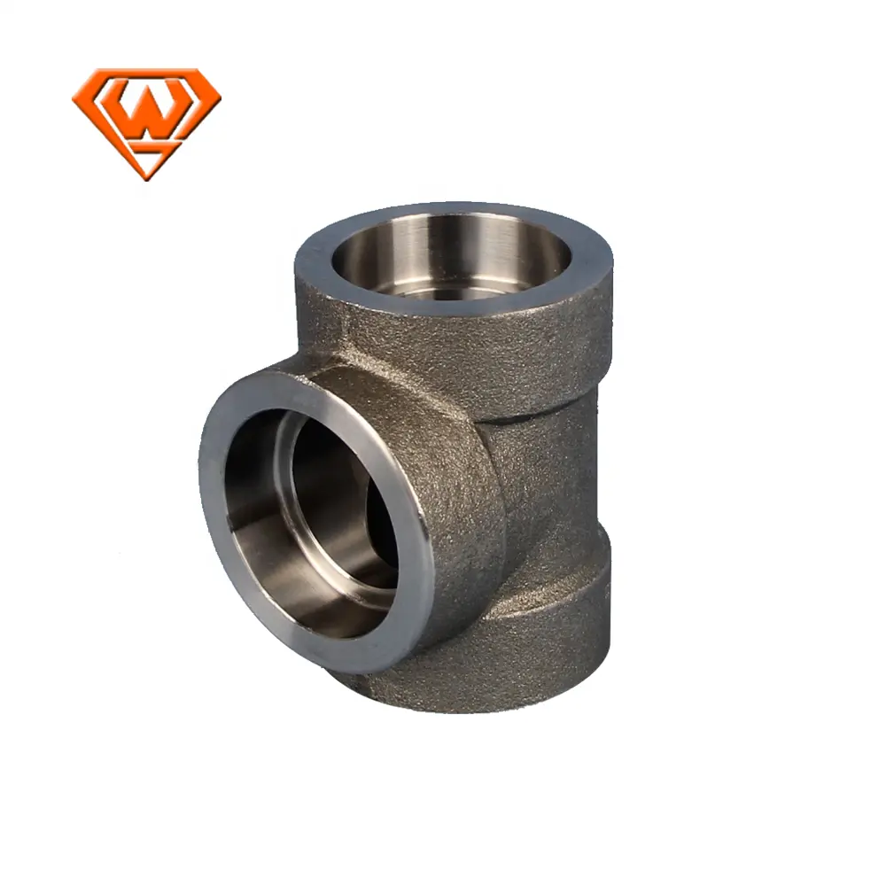Tee Carbon Steel 20# A105 High Pressure Plumbing Fittings Socket Weld Fittings