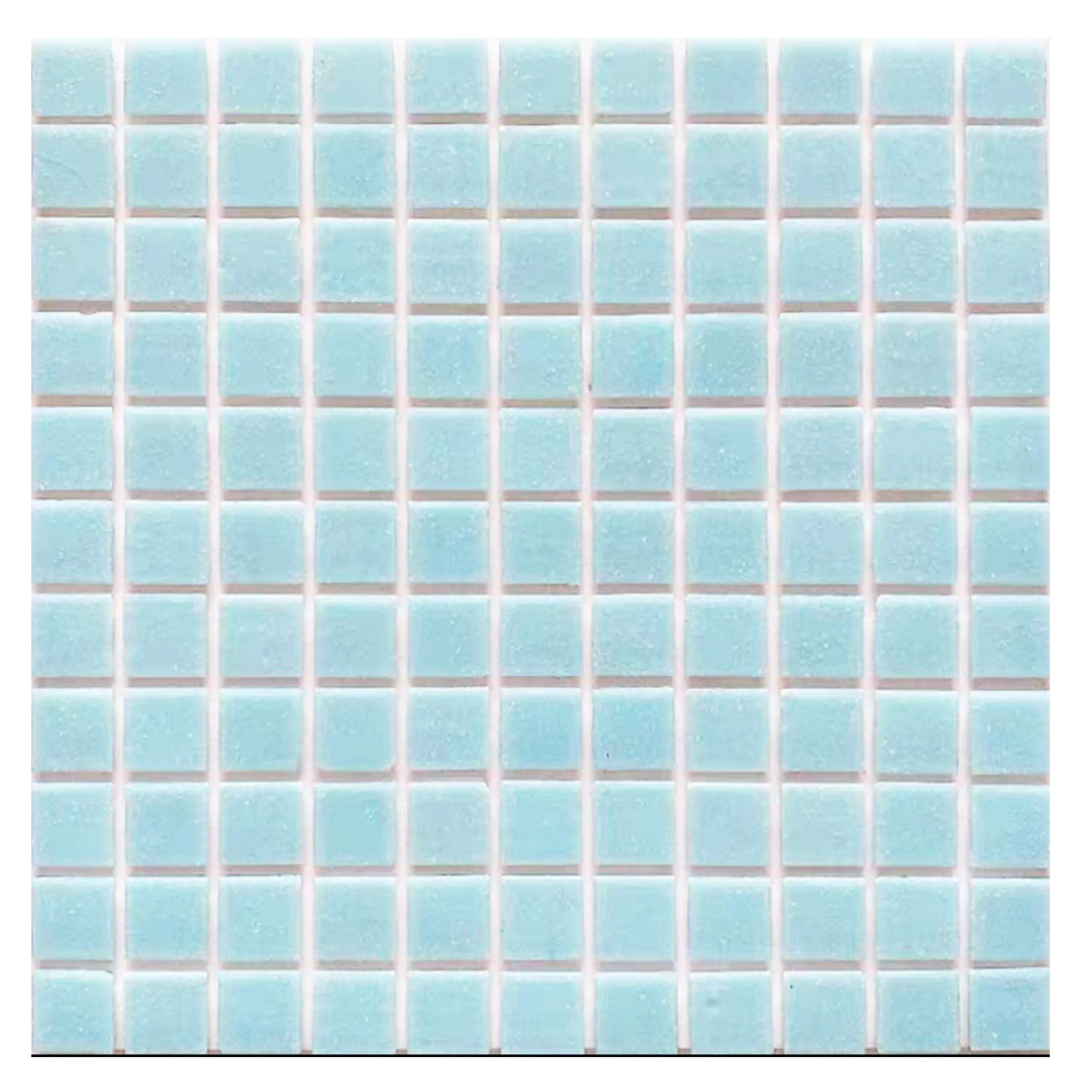 Bleu ciel couleur salle de bain douche Spa carrelage irisé piscine carrelage mosaïque mosaïque chaud métal carré verre irisé CLASSIC