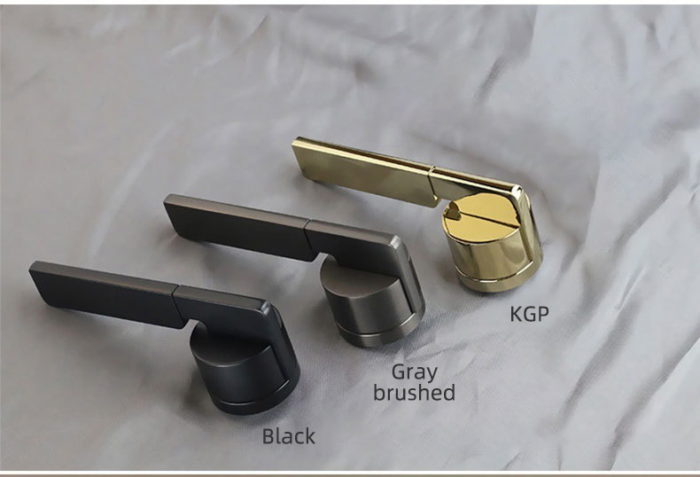 New Italy Hot Sale Hotel Room Design Zinc Alloy Gold Lever Door Handle Mortise Door Lock