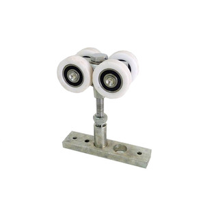 可移动隔墙轨道系统尼龙滚轮铝滑轨滑动滚轮门 - Product Image 1