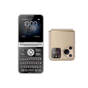 ODMポケット折りたたみ式3.5インチIPSタッチスクリーン4GネットワークMTK6761QwertyキーボードフリップAndroidフォン