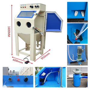 Versatile Abrasive Commercial Sandblaster <strong>Blasting</strong> Equipment <strong>Clemco</strong> Shot <strong>Blasting</strong> Cabinet for Various Applications