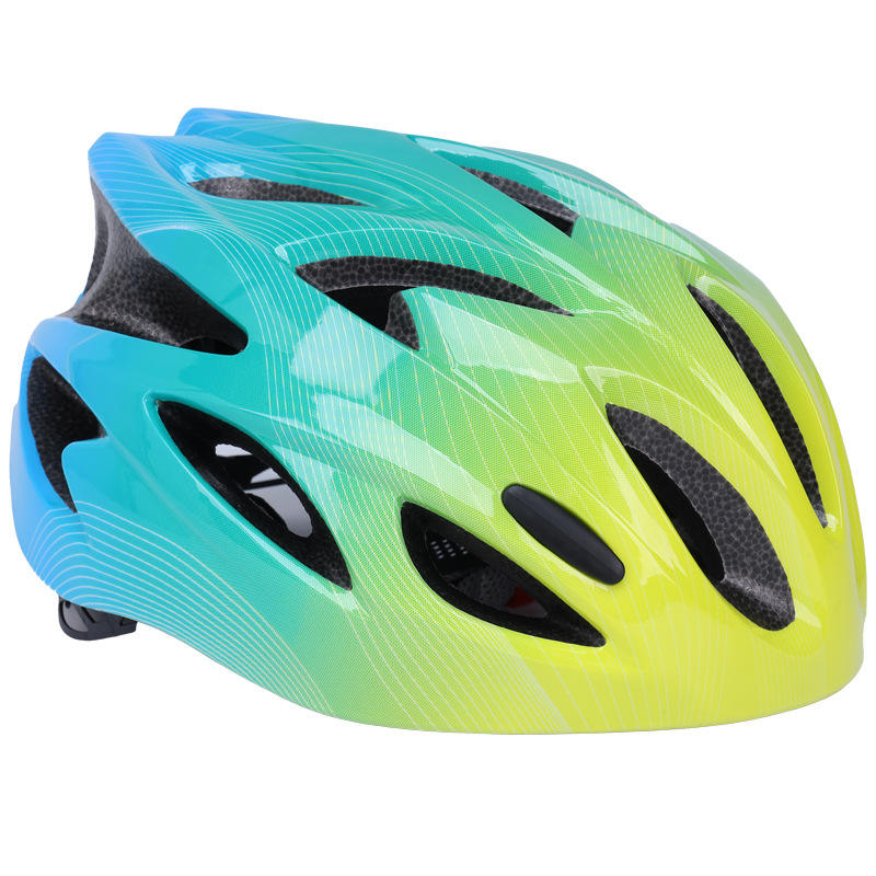 Gradient green k8 childrens helmet