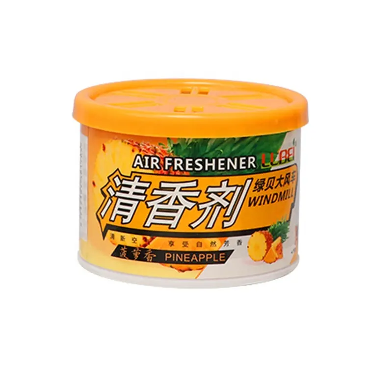 Hot selling solid air freshener round shape gel air freshener long lasting fragrance room air freshener