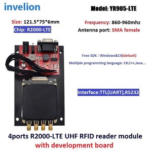 Long Distance 4 Ports R2000-LTE <strong>Uhf</strong> <strong>Rfid</strong> <strong>Reader</strong> <strong>Module</strong> TTL UART RJ45 12V for <strong>Raspberry</strong> <strong>Pi</strong> Embedded System Asset Tracking - Product Image 4