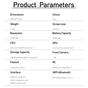 All'ingrosso notebook pc core i5 notebook i5-8279U computer portatile - Product Image 2