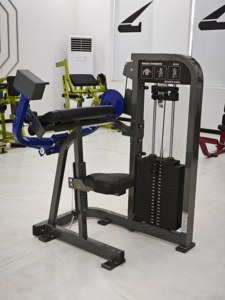 Alat Latihan Otot Bisep Baja yang Dapat Disesuaikan, Penggunaan Komersial, Peralatan Kebugaran Tahan Lama, Beban Pin 95KG, Latihan Kekuatan - Product Image 6