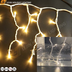 工場カスタマイズゴム<span class=keywords><strong>LED</strong></span>つららライト屋外クリスマス装飾用 - Product Image 5