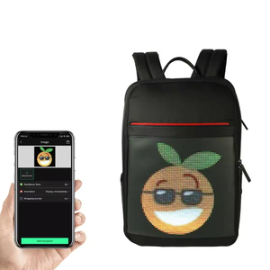 Mochila de hombro LED de tela impermeable programación de aplicaciones inteligentes luces Led Softback publicidad móvil bolsa de tablero Led - Product Image 3