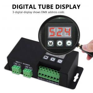 4CH DMX512 Constant <strong>Current</strong> Decoder DC 12V 48V 350 or 700 MA/load * 4 Way DMX512/1990 to <strong>PWM</strong> Signal Converter Dimmer <strong>Controller</strong> - Product Image 2