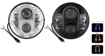 ไฟหน้าขนาด 7 นิ้ว พร้อมไฟ DRL