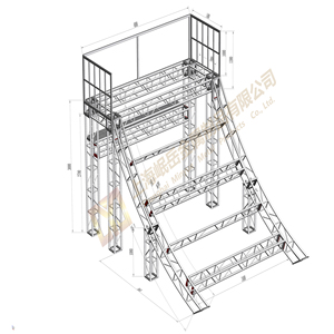 High Quality Eu Ce Certification of Aluminum Alloy <strong>Truss</strong> Amusement Facilities <strong>Slope</strong> Slide Full Set of Custom Factory Direct Sale - Product Image 1