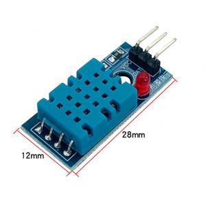 DHT11電子ビルディングブロックモジュールDHT11ワイヤ付きシングルバスデジタル温度湿度センサー - Product Image 2