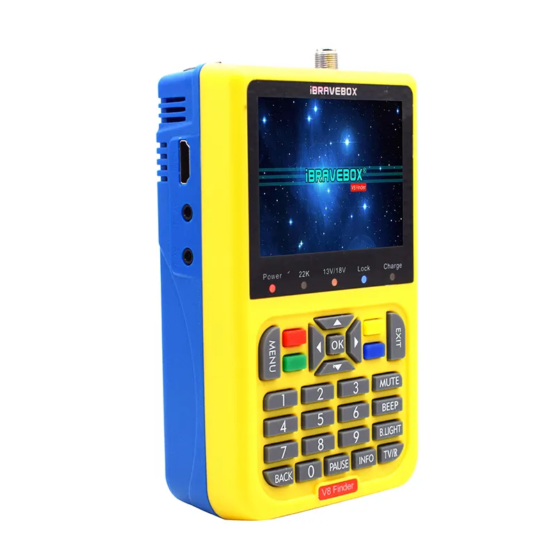 Digital Visualizzazione Satellite Finder Meter 2019 HD mpeg4 DVB-S2 Digital Satellite Finder Meter