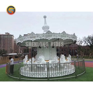 <strong>China</strong> Cheap Price Factory Amusement Animatronic Model Carousel <strong>Fun</strong> Ride Merry Go Round - Product Image 2