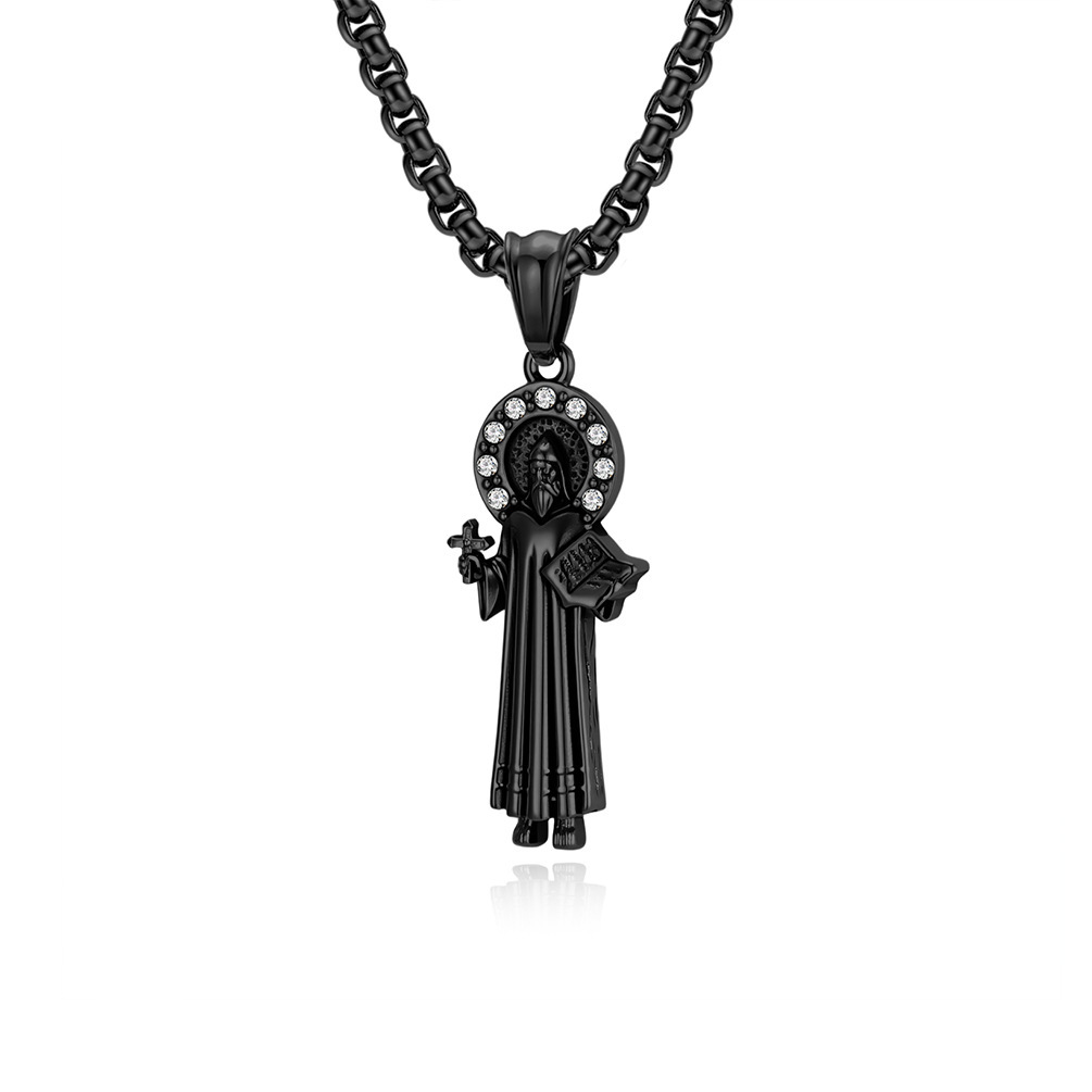 Black Single Pendant
