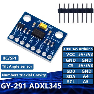 Módulo de aceleración del sensor de gravedad digital de 3 ejes ADXL345, módulo de transmisión IIC/SPI, sensor de inclinación, 1/2/2/2 - Product Image 6