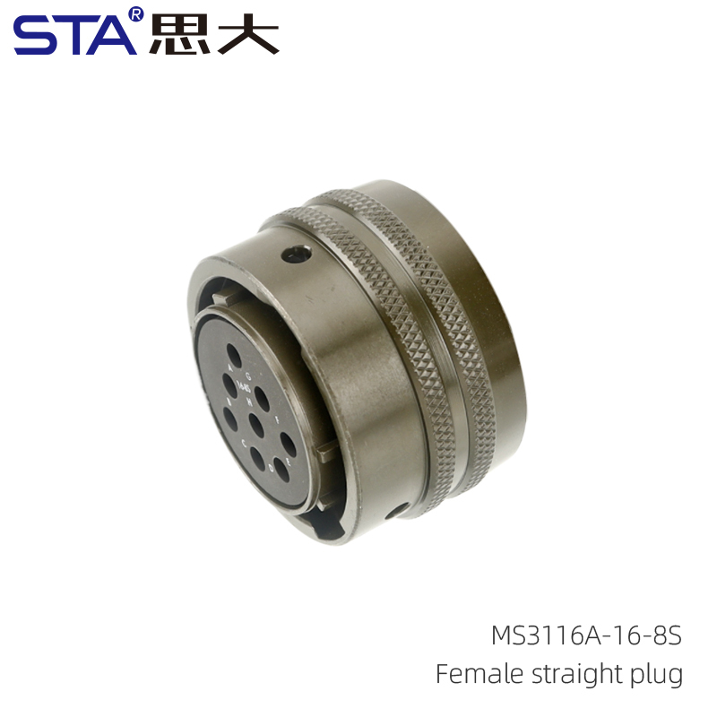 Conector recto hembra MS3116A
