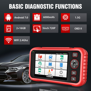Launch CRP123E PLUS Full <strong>System</strong> Diagnostic Tool Machine With <strong>3</strong> Resets Newest X431 OBD2 Scanner 12V Cars <strong>Code</strong> Reader - Product Image 4
