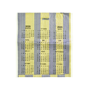 多色带手柄pp塑料袋，贴片手柄模切购物袋 - Product Image 1