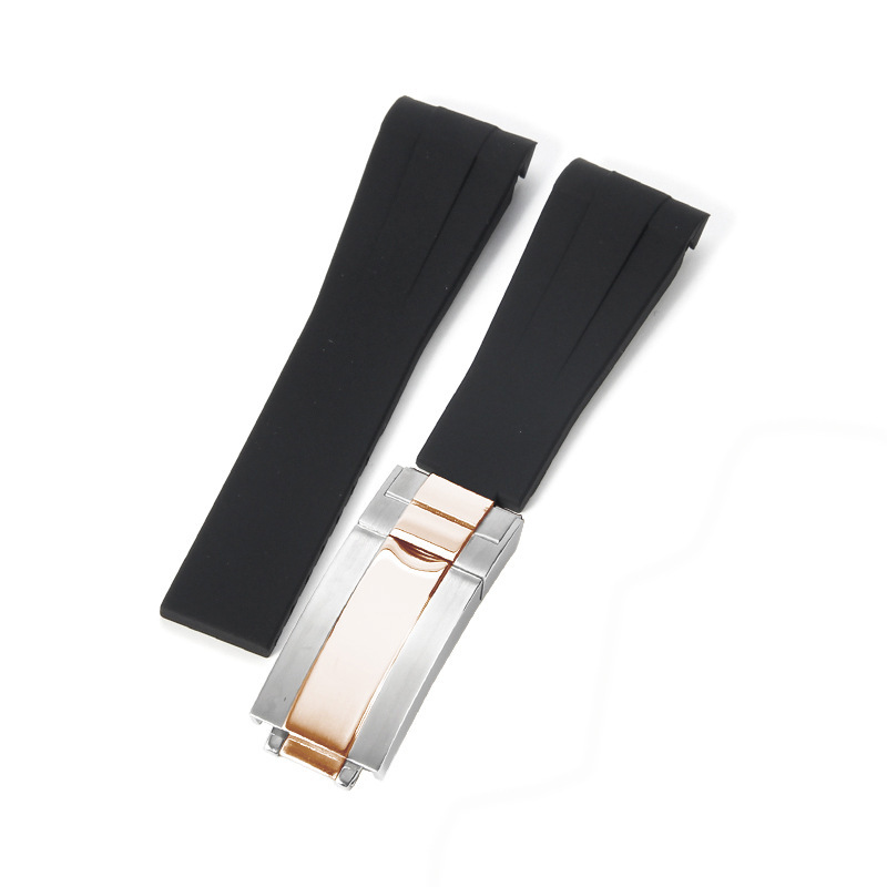 Boucle couleur rose entre noir-Z9