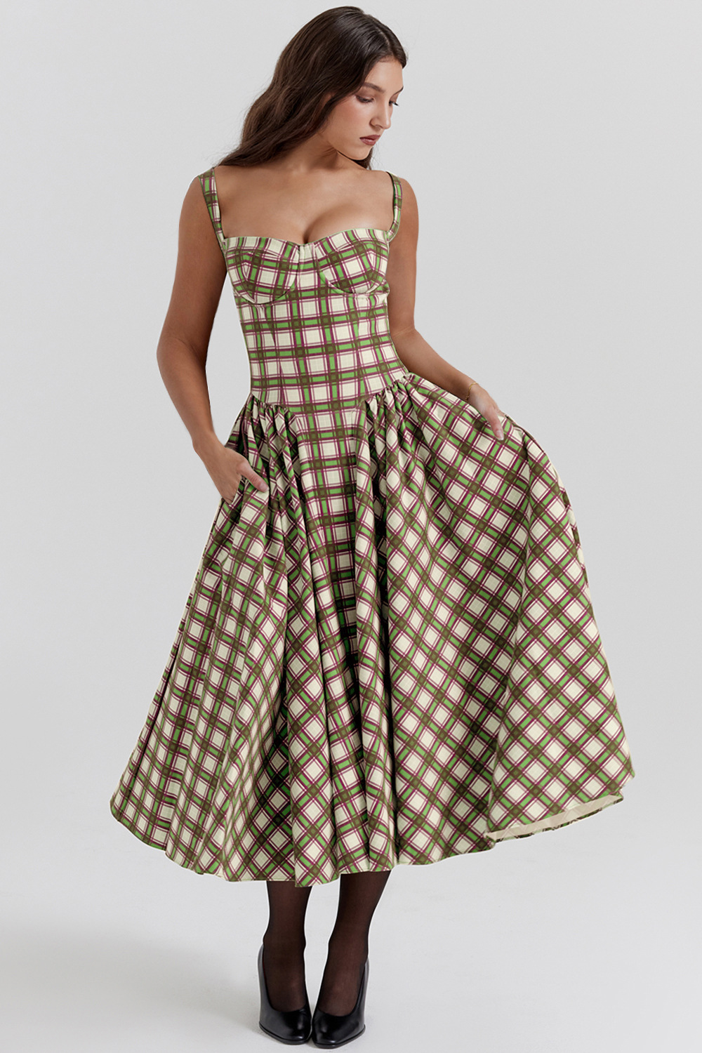 25169 green plaid