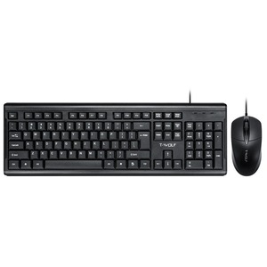 Nuevo producto TF500 con cable portátil universal interfaz USB computadora con cable combos de teclado y ratón - Product Image 1