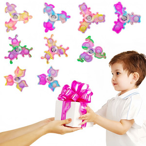 Hot bán giá rẻ Mini ngón tay con quay hồi chuyển xoay cầm tay Cube Spinner bồn chồn ngón tay Pop Spinner bồn chồn đồ chơi - Product Image 4