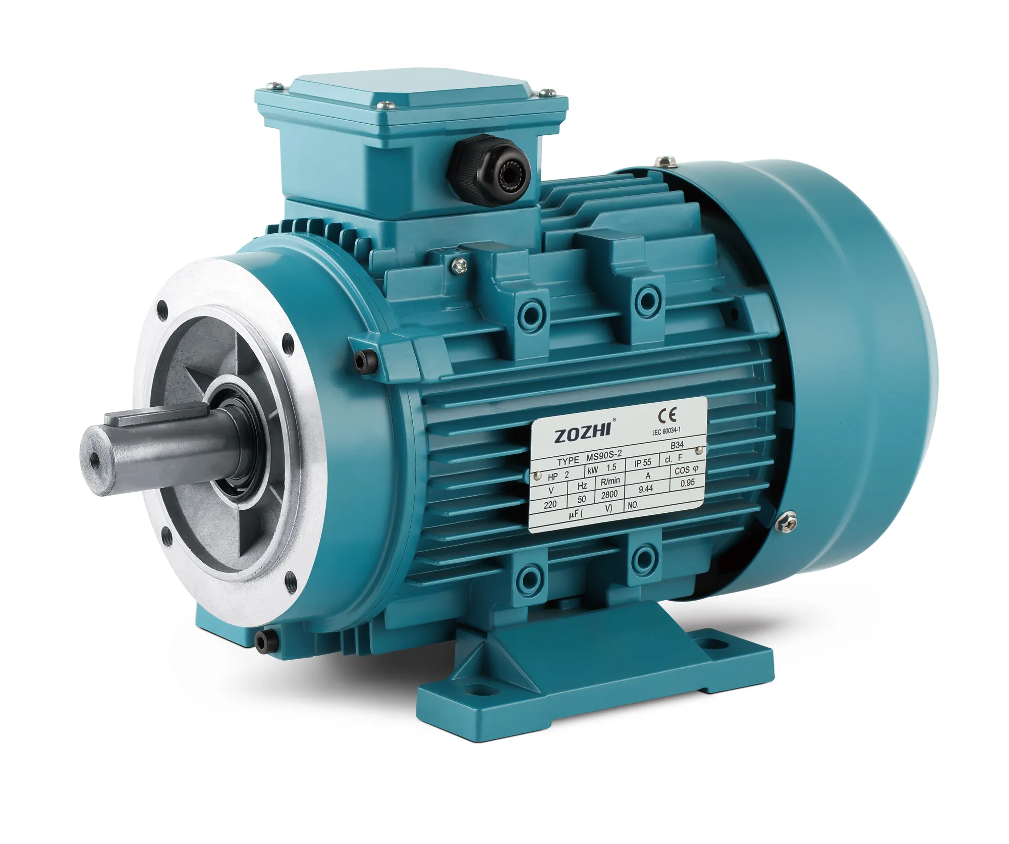 ZOZHI IE1 IE2 IE3 5.5KW 7.5KW Ms Series Three Phase Asynchronous Electric Motor